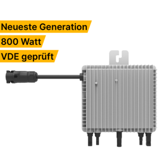 Deye-SUN-M80G3-EU-Q0 800 Watt Wechelrichter, Neueste Generation, 800 Watt, VDE geprüft