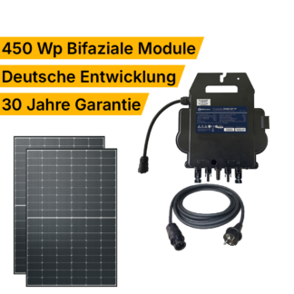 Komplettset Premium, 440 Wp Bifaziale Module, Deutsche Entwicklung, 30 Jahre Garantie