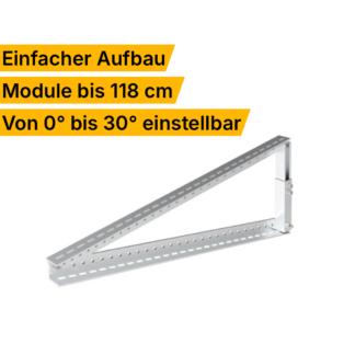 Dreiecksaufständerung für Solarmodule