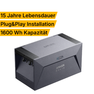 Anker SOLIX Solarbank E1600 Speicher für Balkonkraftwerk